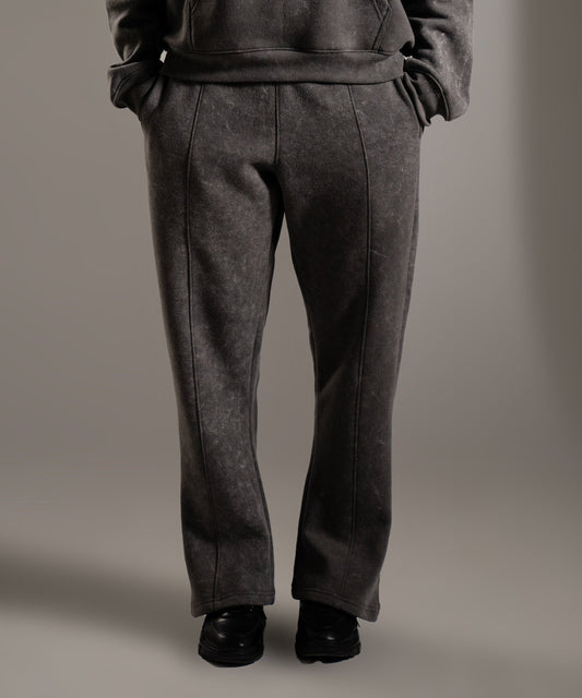 Wide Leg Sweatpants - Smoke