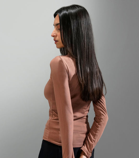 Long Sleeve Shirt - Dusky Rose