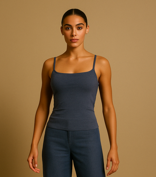 CAMI TANK TOP - NOCTURNE BLUE