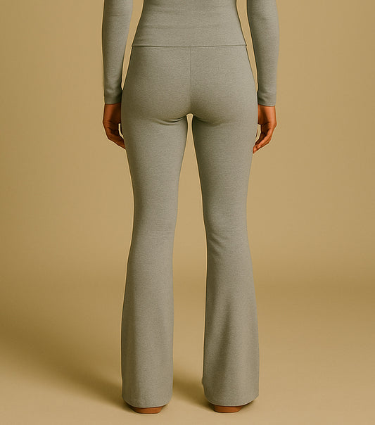 YOGA PANTS - HEATHER GREY